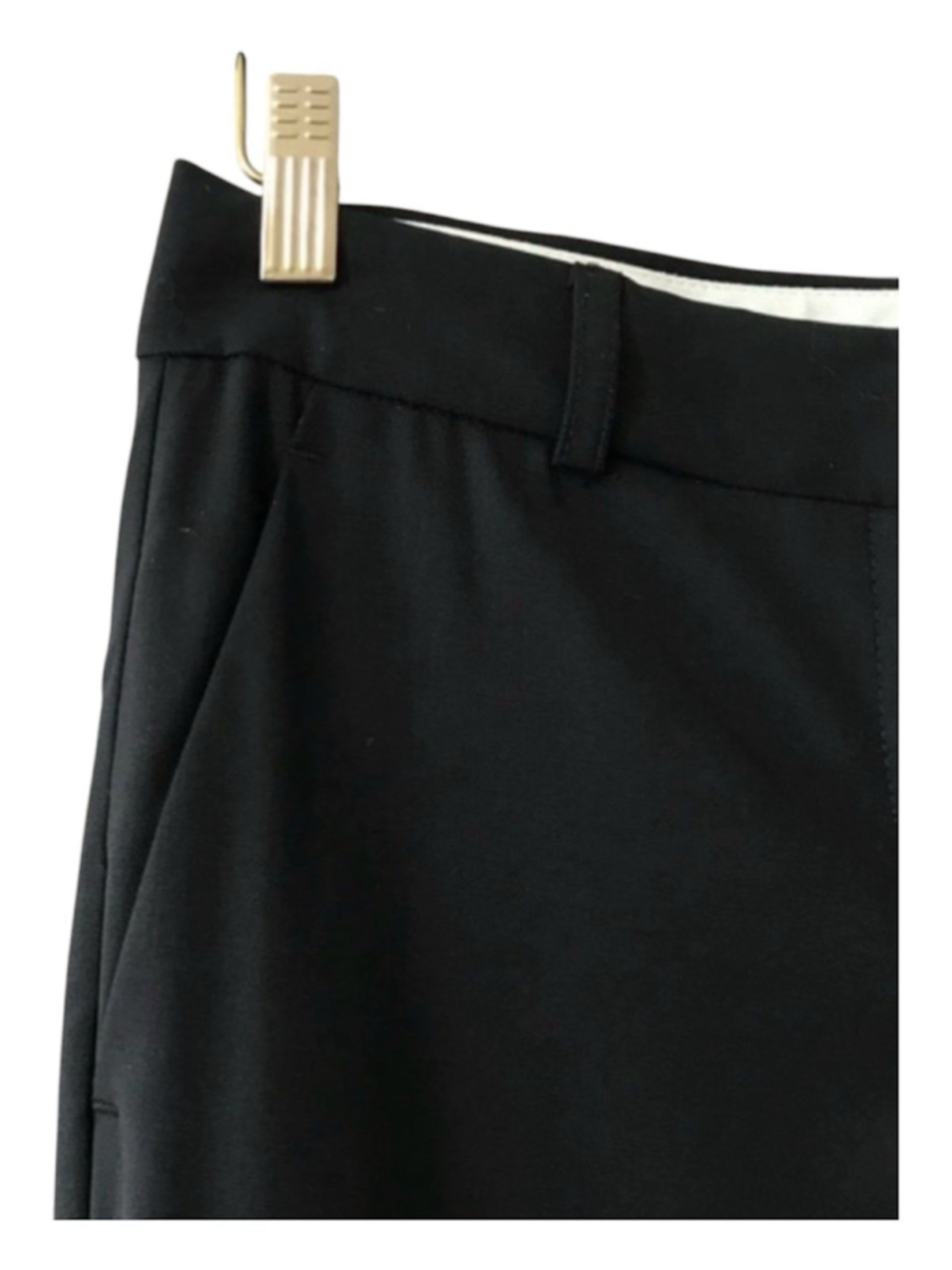 Theory Preston C Tailor Black Wool Stretch Dress Pants NWTSize 12 $265 Retail - Picture 4 of 12